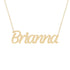 Gold Name Necklace - Brianna